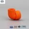 Fitting Pipa PPR Oranye Plastik Pengurang Kompresi Pipa Siku 45 90 Derajat