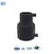 DN20 DN63 Fitting Pipa Plastik Black HDPE Mengurangi Coupler Socket Fusion Tee