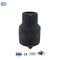 DN20 DN63 Fitting Pipa Plastik Black HDPE Mengurangi Coupler Socket Fusion Tee