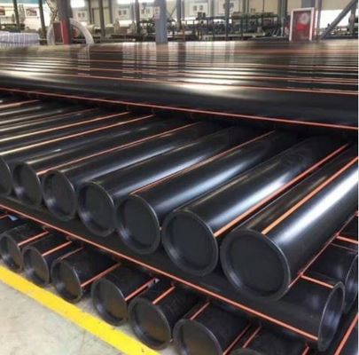 Pipa PE Gas Alam Diameter Besar HDPE PE100 SDR11 Anti UV