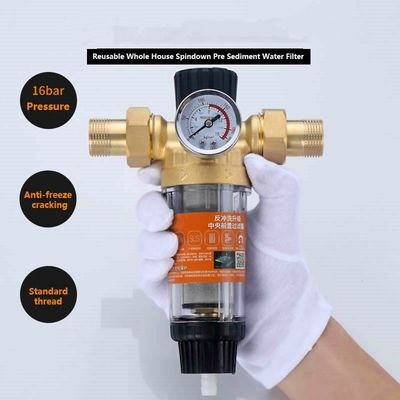 Filter Air Rumah Tangga Pre Filtration Backwash Sediment Filter